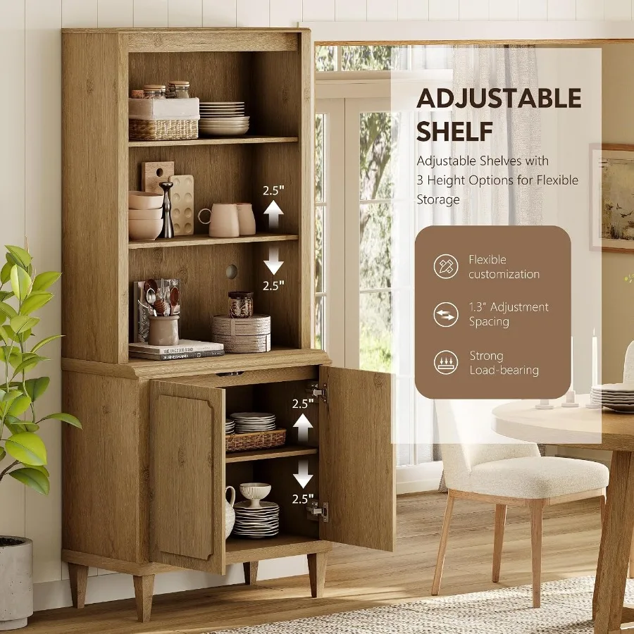 72.8 Tall Bookshelf with Doors - огляд і ціна Storage