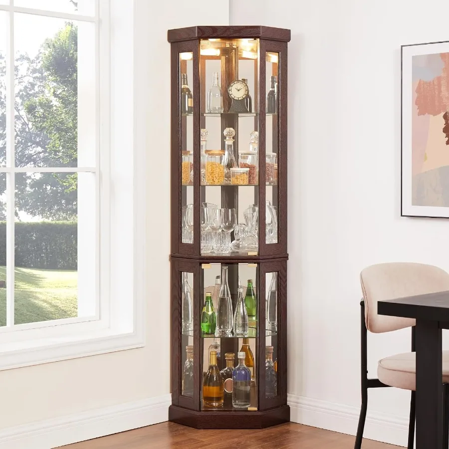 Lighted Corner Storage Cabinet - огляд і ціна Storage