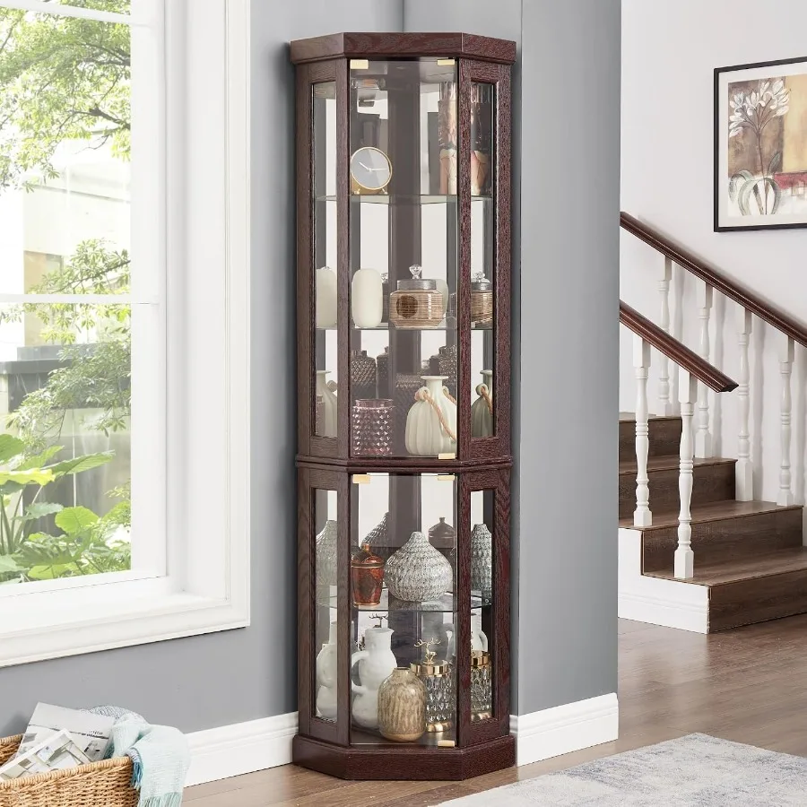 Lighted Corner Storage Cabinet - огляд і ціна Storage