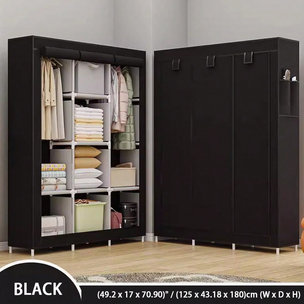 71 Inch Portable Closet Wardro - огляд і ціна Wardrobe Closet Portable Fabric Cover
