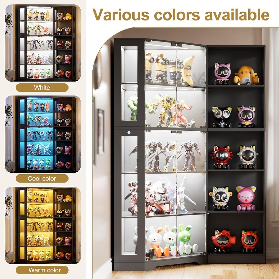 Corner display curio cabinet w - огляд і ціна Storage