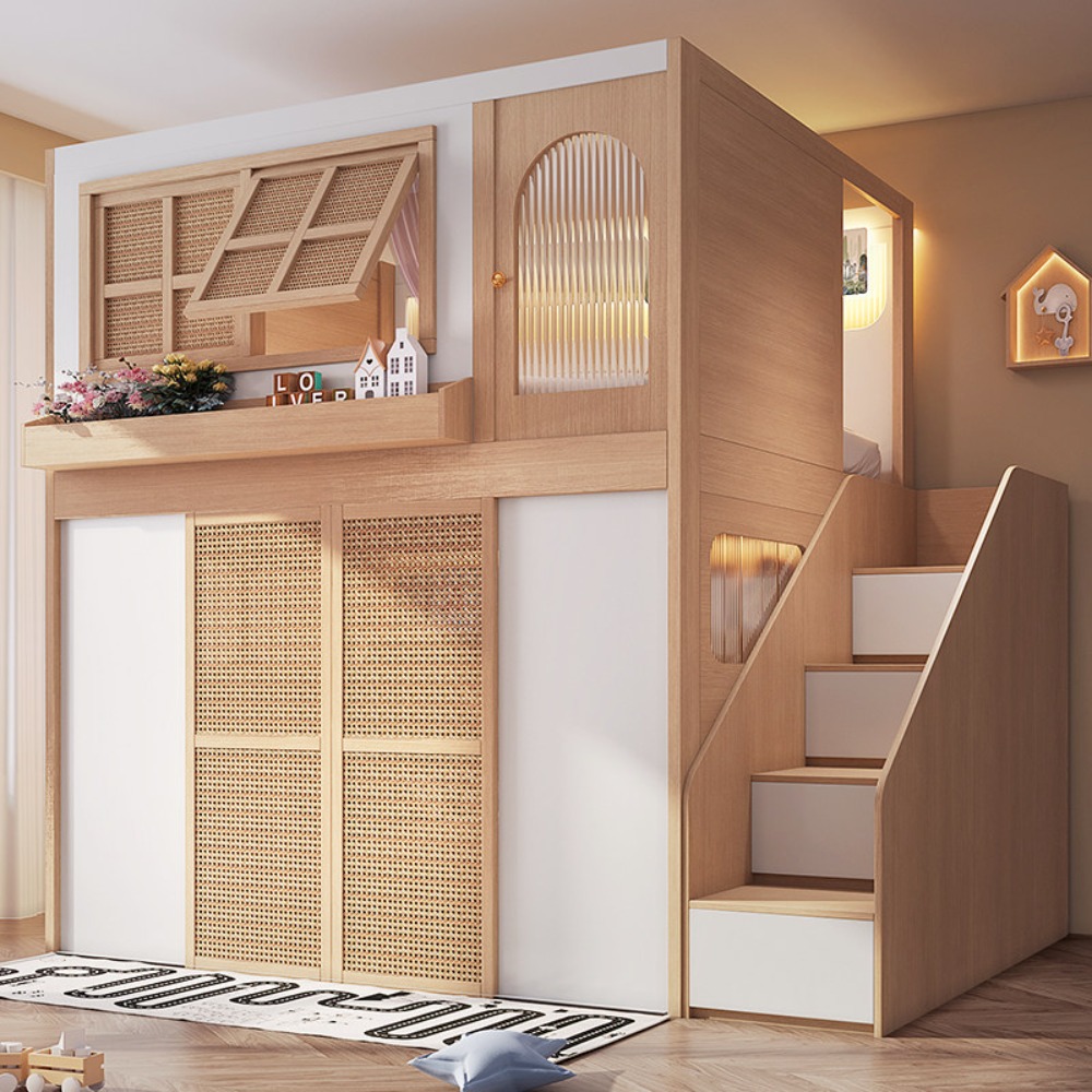 Bunk Bed with Separate Privacy - огляд і ціна Bunk Bed With Stairs And Slide
